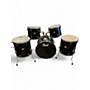 Used Pearl 5 Piece Forum Black Drum Kit Black