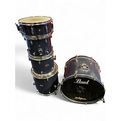 Used Pearl 5 Piece Forum Blue Drum Kit