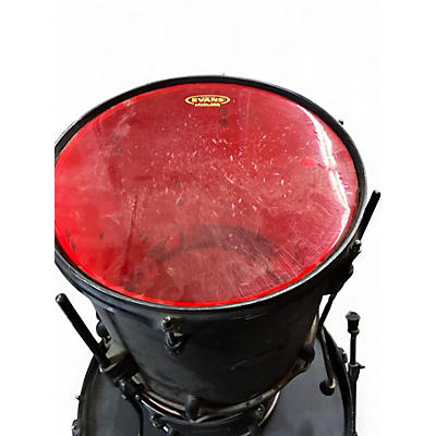 Used Pearl 5 Piece Forum Flat Black Drum Kit