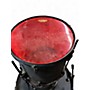 Used Pearl 5 Piece Forum Flat Black Drum Kit Flat Black