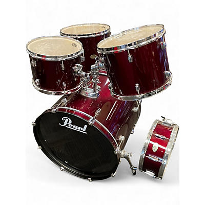 Used Pearl 5 Piece Forum Series  Wine Red Drum Kit