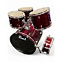 Used Pearl 5 Piece Forum Series  Wine Red Drum Kit Wine Red