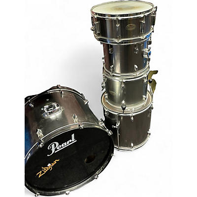 Used Pearl 5 Piece Forum Silver Drum Kit