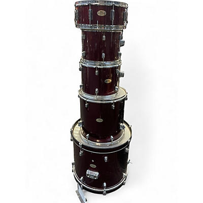 Used Pearl 5 Piece Forum Wine Red Drum Kit