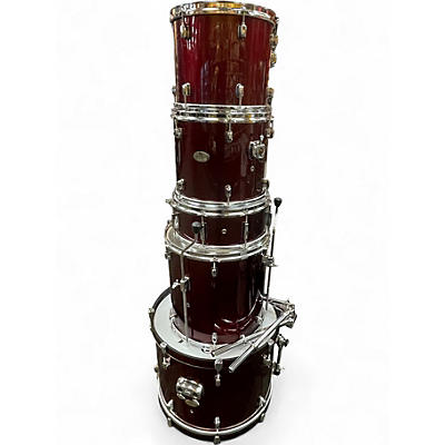 Used Pearl 5 Piece Forum Wine Red Drum Kit