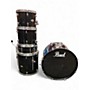 Used Pearl  5 Piece Forum  black Drum Kit black