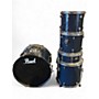 Used Pearl 5 Piece Forum navy blue Drum Kit navy blue