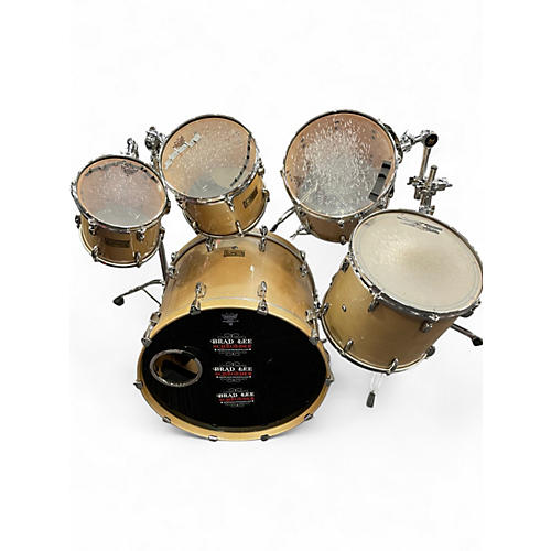 Used Pearl 5 Piece MASTER STUDIO Bronze Drum Kit Bronze