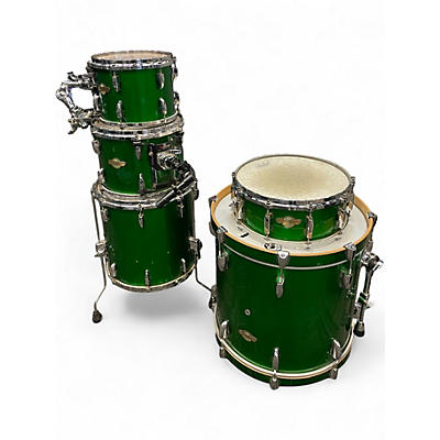 Used Pearl 5 Piece Masters MCX Series Green Drum Kit