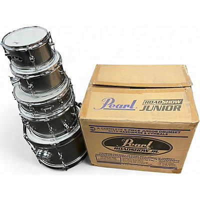 Used Pearl 5 Piece ROAD SHOW JUNIOR GRINDSTONE SPARKLE Drum Kit