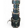 Used Pearl 5 Piece ROADSHOW AQUA BLUE GLITTER Drum Kit AQUA BLUE GLITTER