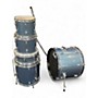Used Pearl 5 Piece ROADSHOW BLUE SPARKLE Drum Kit BLUE SPARKLE
