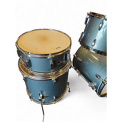Used Pearl 5 Piece ROADSHOW Baltic Blue Drum Kit