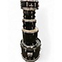 Used Pearl 5 Piece ROADSHOW Black Drum Kit Black