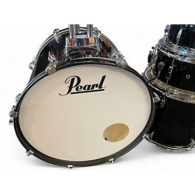 Used Pearl 5 Piece ROADSHOW Black Drum Kit