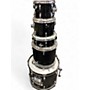 Used Pearl 5 Piece ROADSHOW Black Drum Kit Black