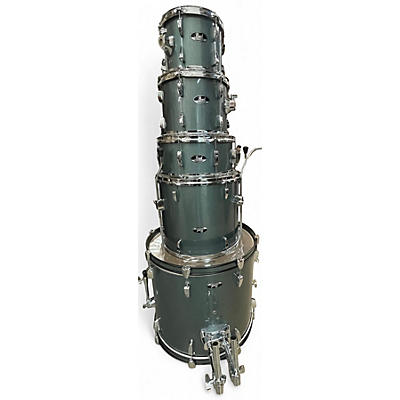 Used Pearl 5 Piece ROADSHOW Charcoal Metallic Drum Kit