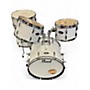 Used Pearl 5 Piece ROADSHOW FUSION White Drum Kit White