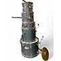 Used Pearl 5 Piece ROADSHOW Fusion Blue Agave Drum Kit Blue Agave