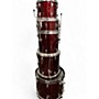 Used Pearl 5 Piece ROADSHOW RED Drum Kit RED