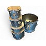 Used Pearl 5 Piece ROADSHOW Silver Sparkle Drum Kit Silver Sparkle