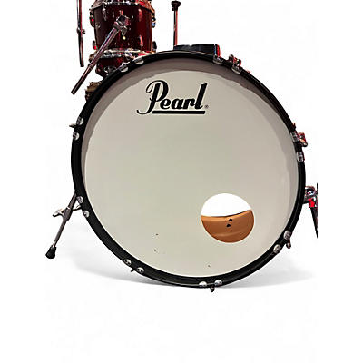 Used Pearl 5 Piece ROADSHOW WINE RED Drum Kit