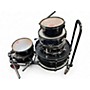 Used Pearl 5 Piece Rhythm Traveler Compact BLACK Drum Kit BLACK