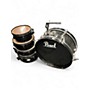 Used Pearl 5 Piece Rhythm Traveler Compact Black Drum Kit Black Drum Kit Black