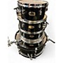 Used Pearl 5 Piece Rhythm Traveler Compact Black Drum Kit Black