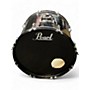 Used Pearl 5 Piece Roadshow 5-Piece Black Drum Kit Black