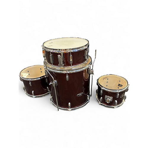 Used Pearl 5 Piece Roadshow 5 Wine Red Drum Kit Wine Red