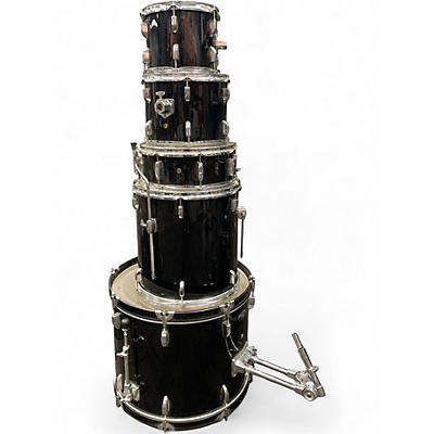 Used Pearl 5 Piece Roadshow Black Drum Kit