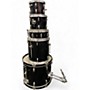 Used Pearl 5 Piece Roadshow Black Drum Kit Black