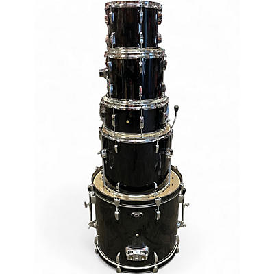 Used Pearl 5 Piece Roadshow Black Drum Kit