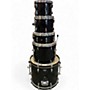 Used Pearl 5 Piece Roadshow Black Drum Kit Black