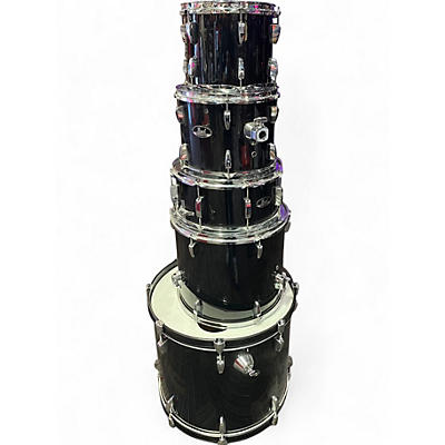Used Pearl 5 Piece Roadshow Black Drum Kit