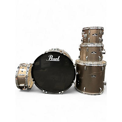 Used Pearl 5 Piece Roadshow  Brown Drum Kit