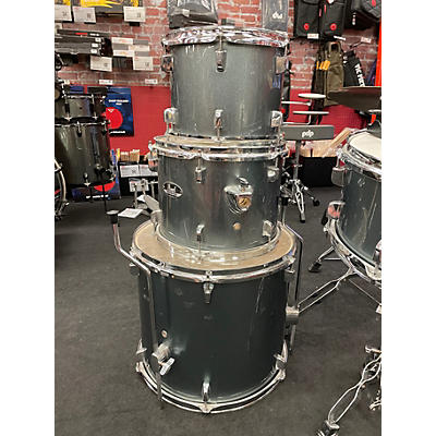 Used Pearl 5 Piece Roadshow Charcoal Metallic Drum Kit