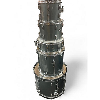 Used Pearl 5 Piece Roadshow Silver Drum Kit