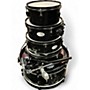 Used Pearl 5 Piece Rythm Traveler BLACK Drum Kit BLACK