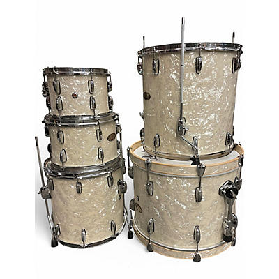 Used Pearl 5 Piece SESSION STUDIO SELECT NICOTINE WHITE Drum Kit