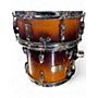 Used Pearl 5 Piece Session Custom 2 Color Sunburst Drum Kit 2 Color Sunburst