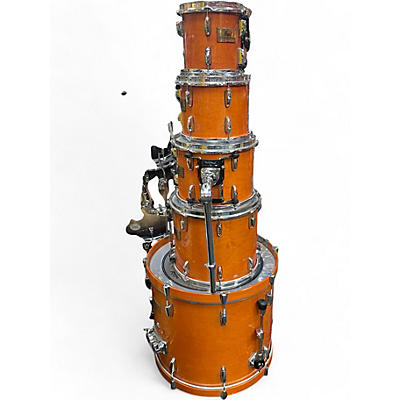 Used Pearl 5 Piece Session Custom Liquid Amber Drum Kit