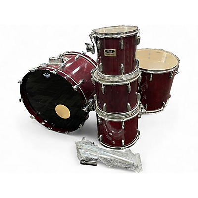 Used Pearl 5 Piece Session Series 5 Piece Wine Red No. 100 Drum Kit