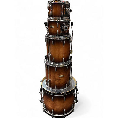 Used Pearl 5 Piece Session Studio Classic barnyeard brown burst Drum Kit