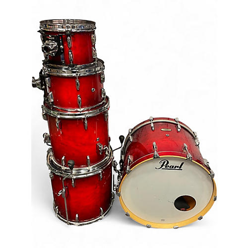 Used Pearl 5 Piece Session Studio Select Antique Crimson Burst Drum Kit Antique Crimson Burst