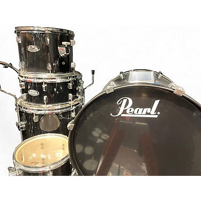 Used Pearl 5 Piece Soundcheck Black Drum Kit