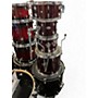 Used Pearl 5 Piece Soundcheck Red Drum Kit Red
