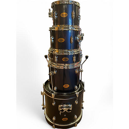 Used Pearl 5 Piece Target Drum Kit Slate Blue Drum Kit Slate Blue