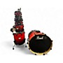 Used Pearl 5 Piece VISION RED Drum Kit RED